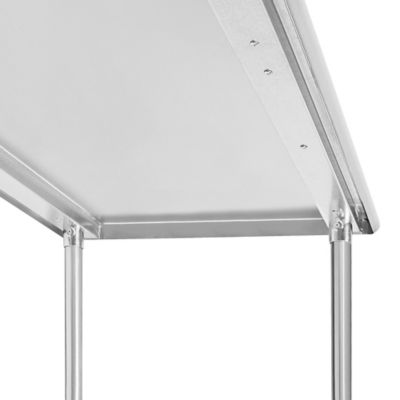 Deluxe Stainless Steel Worktable with Bottom Shelf - 30 x 24