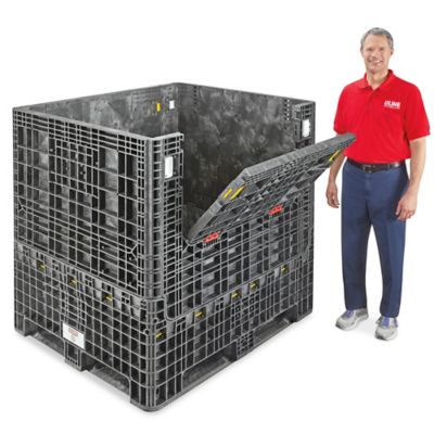 Collapsible Bulk Container - 48 x 40 x 50, 1,750 lb Capacity H-8919 - Uline