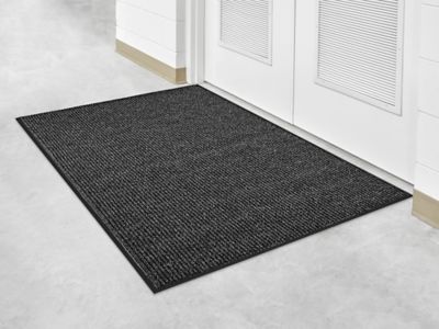 Multy Home Mt2000070 Mat Platinum Rib Charcoal - 4 x 6 ft.