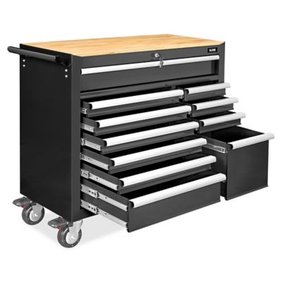 ULINE Tool Cabinet - 11 Drawer, Black - H-8947BL