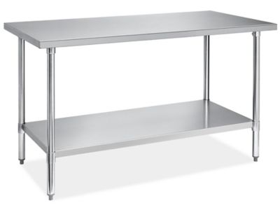 Economy Stainless Steel Worktable - 60 x 30