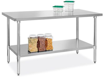 Economy Stainless Steel Worktable - 60 x 30