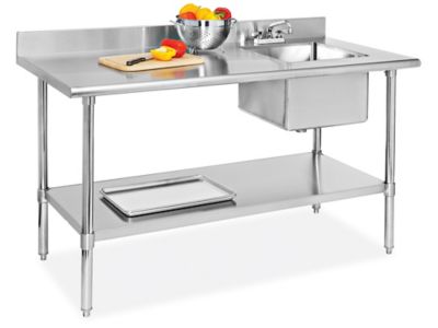 家具・インテリア STAINLESS STEEL CONTAINER TABLE TOP 50L H-1136-SS?$ZoomHD$