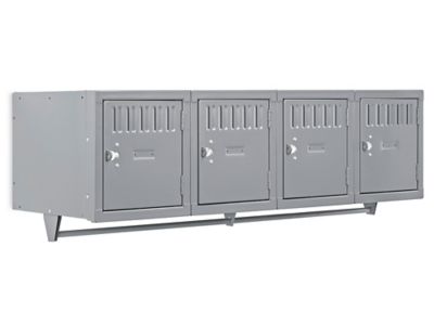  Wall-Mount Lockers - Single Tier, 4 Wide