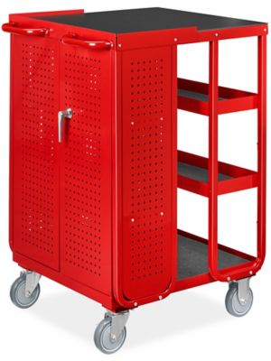 Uline Receiving Cart - Red H-9022R