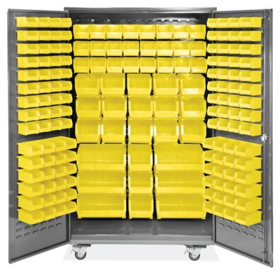 Plastic Shelf Bins - 2 3/4 x 12 x 4, Yellow S-15641Y - Uline