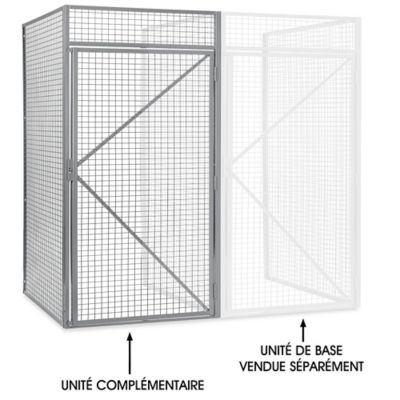 Add-On Unit for Bulk Storage Locker - Single Tier, 48 x 36" H-9058-ADD
