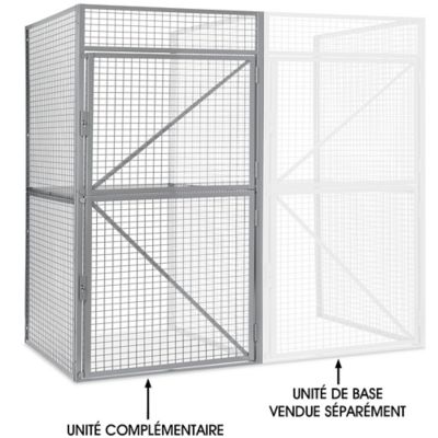 Add-On Unit for Bulk Storage Locker - Double Tier, 48 x 36" H-9059-ADD