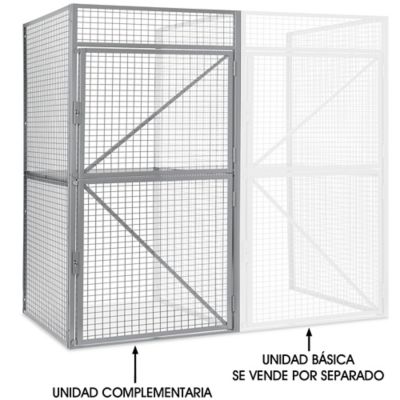 Unidad Complementaria para Locker para Almacenamiento de Artículos Grandes - Dos Puertas de Alto, 48 x 36" H-9059-ADD