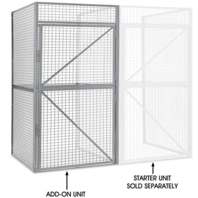 Add-On Unit for Bulk Storage Locker - Double Tier, 48 x 36" H-9059-ADD