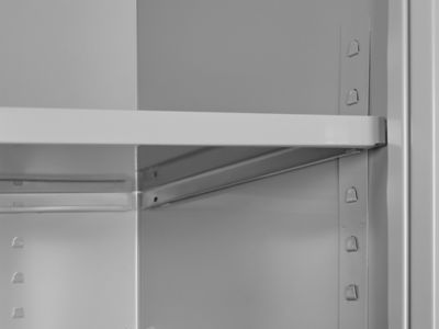 Industrial Clear-View Cabinet - 36 x 24 x 72, Unassembled, Black H-3109BL  - Uline