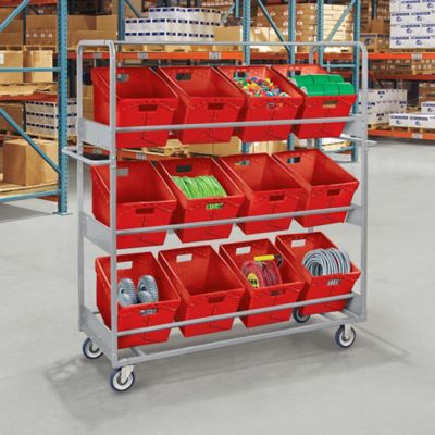 Storage Bin Carts, Rolling Bin Carts in Stock - ULINE - Uline