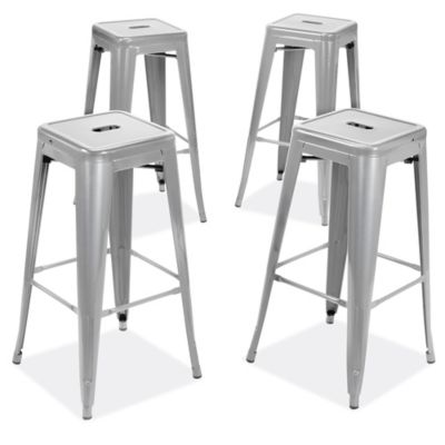 Silver stool deals