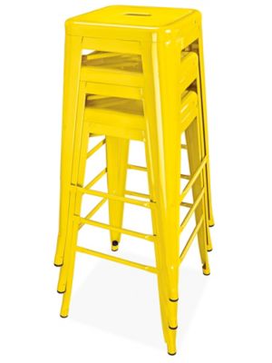 Yellow metal deals counter stools