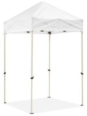 Aluminum Frame Canopy - 5 x 5', White H-9106