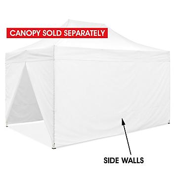 Side Walls for Instant Canopy - 10 x 15', Solid, White H-9113