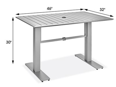 Adjustable height patio cheap table