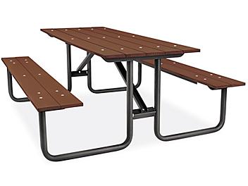 Composite Picnic Table - 6', Brown H-9130BR