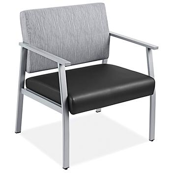 Downtown Guest Chair - Oversized, Black/Gray H-9132BL/GR