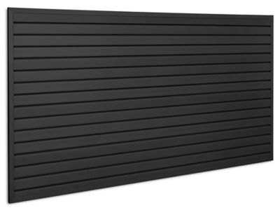 Industrial PVC Slatwall Kit - 4 x 8', Black H-9138BL - ULINE