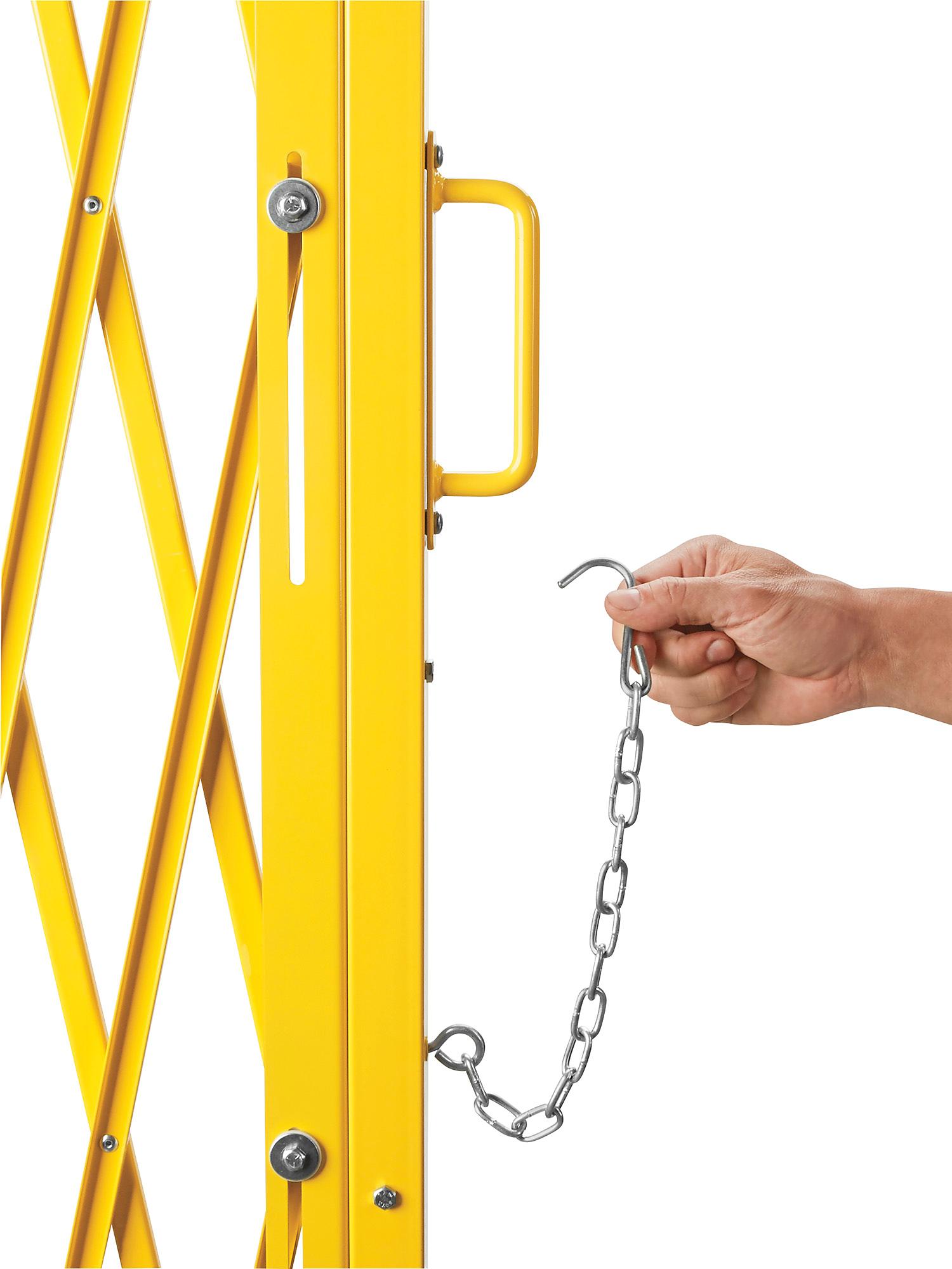 Safety Barricade Gate - 20 x 6' H-9141 - Uline Safety Barricade Gate - 20 x 6' H-9141 - Uline