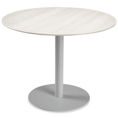Deluxe Cafe Table 42 Diameter White Wood ULINE H 9176W
