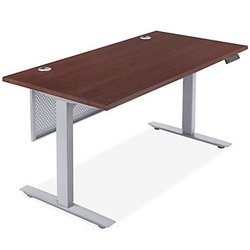 Downtown Adjustable Height Desk - 60 x 30", Espresso H-9179ESP