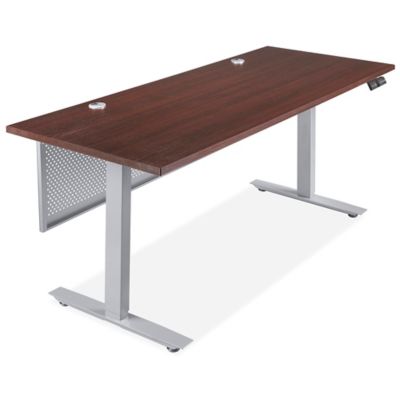 Downtown Adjustable Height Desk 72 x 30", Espresso H9180ESP Uline