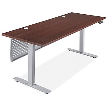 Downtown Adjustable Height Desk - 72 x 30", Espresso H-9180ESP