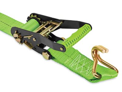 Uline Ratchet Tie-Downs - Snap Hook, 2 x 27', 5,000 lb Capacity H