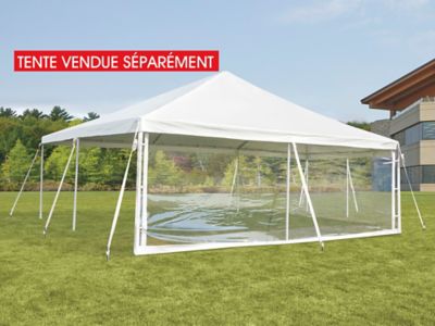 Side Wall for Event Tent - 20', Clear H-9239