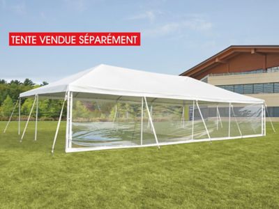Side Wall for Event Tent - 40', Clear H-9245