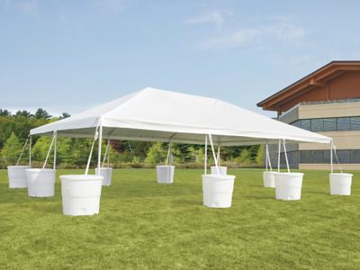 Event Tent with Barrels 20 x 30 H 9247 Uline