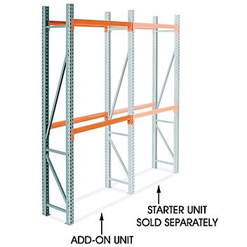 Add-On Unit for Two-Shelf Pallet Rack - 48 x 24 x 120" H-9249-ADD