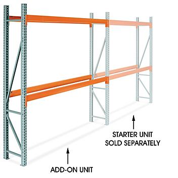 Add-On Unit for Two-Shelf Pallet Rack - 108 x 24 x 120" H-9251-ADD