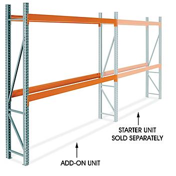 Add-On Unit for Two-Shelf Pallet Rack - 120 x 24 x 120" H-9252-ADD