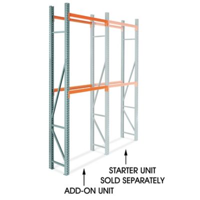 Add-On Unit for Pallet Rack - 48 x 24 x 144" H-9254-ADD