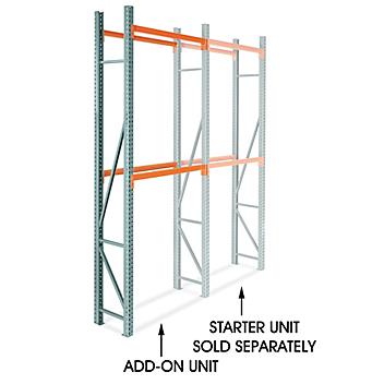 Add-On Unit for Two-Shelf Pallet Rack - 48 x 24 x 144" H-9254-ADD