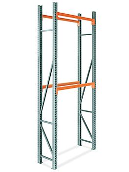 Two-Shelf Pallet Rack Starter Unit - 48 x 24 x 144" H-9254