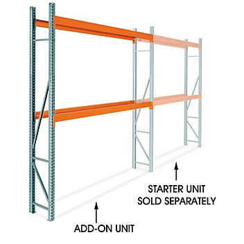 Add-On Unit for Two-Shelf Pallet Rack - 120 x 24 x 144" H-9257-ADD