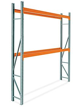 Two-Shelf Pallet Rack Starter Unit - 120 x 24 x 144" H-9257