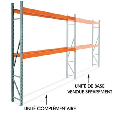 Add-On Unit for Pallet Rack - 144 x 24 x 144" H-9258-ADD