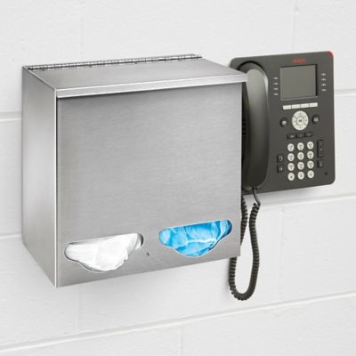 Stainless Steel Dispenser - Dual Compartment