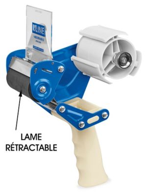 Uline Safety Tape Dispenser with Retractable Blade - 3" H-932