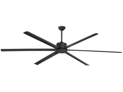 Industrial Ceiling Fan - 96", Black H-9330BL