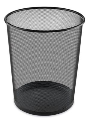 Rubbermaid® Office Trash Can - 3 Gallon, Black S-14491BL - Uline