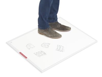 Clean Mat Sheets with Frame - 24 x 30", White H-933W