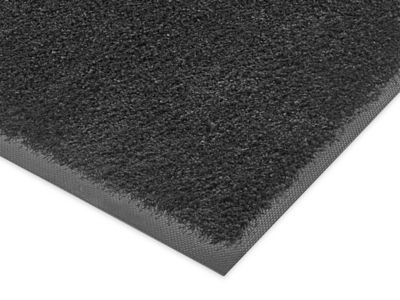 Aqua-Lock Microfiber Mat - 3 x 5', Black H-9396BL - ULINE