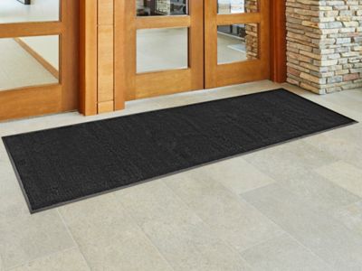Aqua-Lock Microfiber Mat - 3 x 10', Black H-9397BL