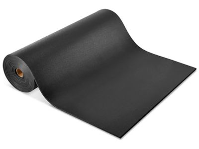 Rubber Gym Mat - 1/2 thick, 4 x 25' H-9400 - Uline